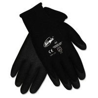 MCR Safety Memphis Ninja HPT Small PVC Coated Nylon Gloves, Black