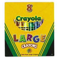 Crayola Large Crayons, 8-Colors