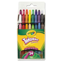 Crayola Twistables Mini Crayons, 24-Colors