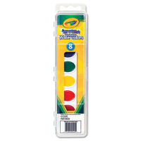 Crayola 8-Color Washable Watercolor Paint