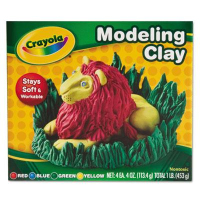 Crayola 4 oz Modeling Clay Assortment, Assorted, 4/Pack