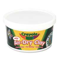 Crayola 2-1/2 lbs Air-Dry Clay, White