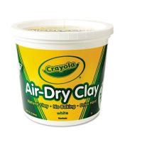 Crayola 5 lbs Air-Dry Clay, White