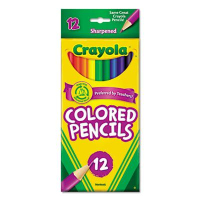 Crayola 3.3 mm Assorted Colors Woodcase Pencils, 12-Pack