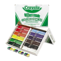 Crayola 3.3 mm Assorted Colors Woodcase Pencils, 240-Pack