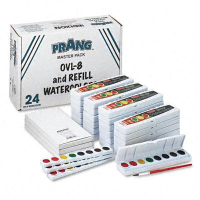 Prang 8-Color Professional Watercolors Masterpack, 36/Set