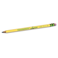 Dixon Ticonderoga Laddie #2 Yellow Woodcase Microban Pencils, 12-Pack