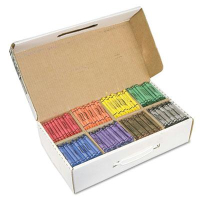 Prang Crayons Made with Soy, 8-Colors, 800-Crayons