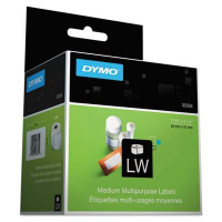 Dymo LabelWriter 1-1/4" x 2-1/4" Address Labels, White, 1000/Pack