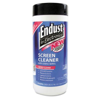 Endust Premoistened Antistatic Cleaning Wipes Can, 70 Wipes
