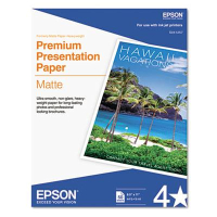 Epson Premium 8-1/2" X 11", 45lb, 50-Sheets, Matte Presentation Paper