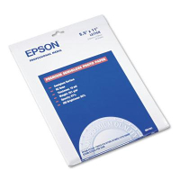 Epson 8-1/2" X 11", 68lb, 20-Sheets, Semi-Gloss Photo Paper