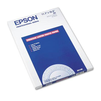 Epson Ultra Premium 11-3/4" X 16-1/2", 64lb, 50-Sheets, Luster Photo Paper