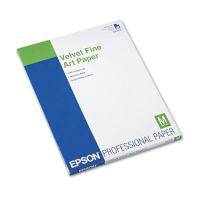 Epson 8-1/2" X 11", 20-Sheets, Velvet Fine Art Paper