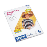 Epson 8-1/2" X 11", 52lb, 50-Sheets, Glossy Photo Paper