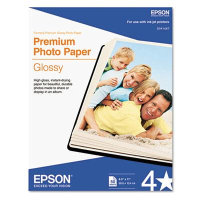 Epson 8-1/2" X 11", 68lb, 50-Sheets, High-Gloss Photo Paper