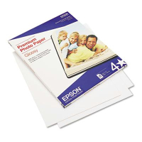 Epson 8-1/2" x 11", 68lb, 25-Sheets, High-Gloss Premium Photo Paper