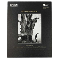 Epson 17" x 22", 17 mil, 25-Sheets, Hot Press Natural Fine Art Paper