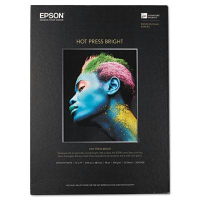 Epson 13" x 19", 17 mil, 25-Sheets, Hot Press Bright Fine Art Paper