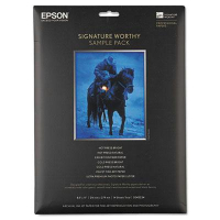 Epson Signature Worthy Paper 8-1/2" X 11", 14-Sheets, Sample Pack