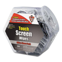 Falcon Dust-Off Touch Screen Wipe Packages, 200/Pack