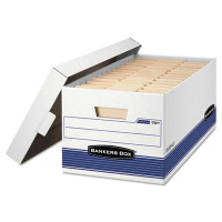 Bankers Box 15" x 24" x 10" Legal Stor/File Locking Lid Storage Boxes, 12/Carton