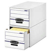 Bankers Box 15" x 24" x 10" Legal Stor/Drawer File Storage Box, 6/Carton