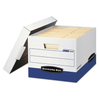 Bankers Box 12" x 15" x 10" Letter & Legal R-Kive Max Storage Boxes, 4/Carton
