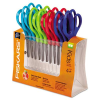 Fiskars 5" Children's Safety Blunt Scissors Class Pack, Assorted, 12/Pack