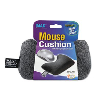 IMAK 5-3/4" x 1-1/4" Mouse Wrist Cushion, Gray