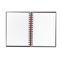 Black n' Red 5-7/8" X 8-1/4" 70-Sheet Legal Rule Wirebound Notebook, Black Cover