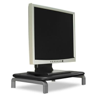 Kensington 5" H Monitor Stand with SmartFit, Black/Gray