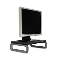 Kensington 3" to 6" H Monitor Stand Plus with SmartFit, Black/Gray