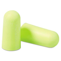 3M EARsoft Uncorded Foam Earplugs, Regular Size, Neon Yellow, 200 Pairs