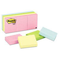Post-It 1-1/2" X 2, 12 100-Sheet Pads, Marseille Color Notes