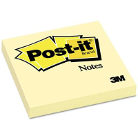 Post-It 3" X 3", 12 100-Sheet Pads, Canary Yellow Notes