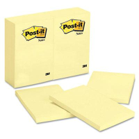 Post-It 4" X 6", 12 100-Sheet Pads, Canary Yellow Notes