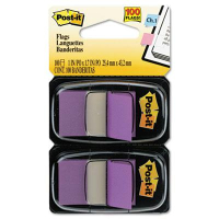 Post-It 1" x 1-3/4" Marking Flags, Purple, 100 Flags/Pack