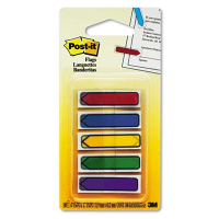 Post-It 1/2" x 1-3/4" Arrow Page Flags, Assorted, 100 Flags/Pack