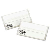 Post-It 3" x 1-1/2" Durable File Tabs, White, 50/Pack
