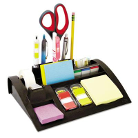 Post-it Notes Dispenser Desktop Organizer with Weighted Base