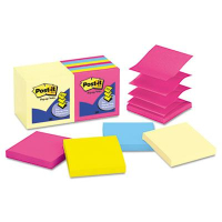 Post-It 3" X 3", 14 100-Sheet Pads, Canary Yellow & Cape Town Pop-Up Notes