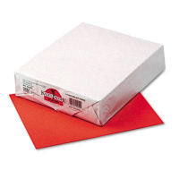 Pacon 8-1/2" X 11", 24lb, 500-Sheets, Rojo Red Multipurpose Colored Paper