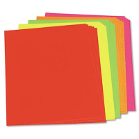 Pacon 28" x 22" 25-Pack Neon Color Poster Boards
