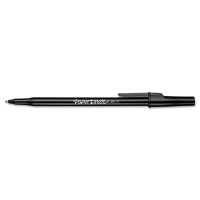 Paper Mate Write Bros. 1 mm Medium Stick Ballpoint Pens, Black, 12-Pack