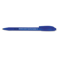 Paper Mate ComfortMate 1 mm Medium Retractable Ballpoint Pens, Blue, 12-Pack