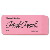 Paper Mate Pink Pearl Large Eraser, 12-Pack