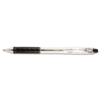 Pentel R.S.V.P. RT 1 mm Medium Retractable Ballpoint Pens, Black, 12-Pack