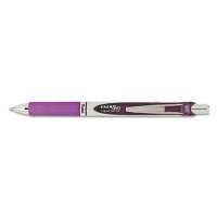 Pentel EnerGel RTX 0.7 mm Medium Retractable Roller Ball Pen, Violet