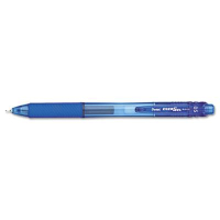 Pentel EnerGel X 0.5 mm Fine Needle Retractable Roller Ball Pens, Blue, 12-Pack
